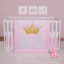 Princess themed hot sale crib bedding